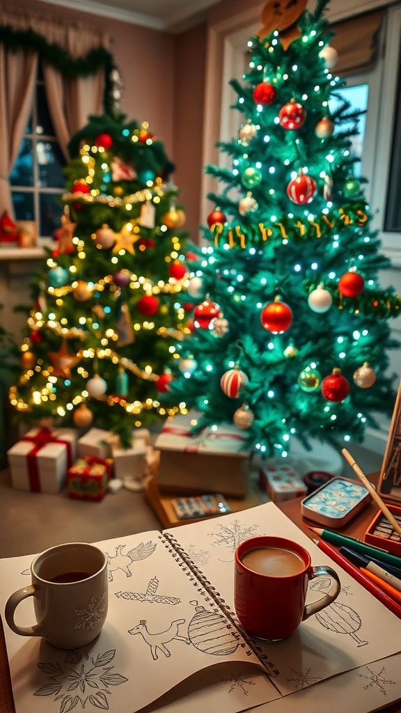 Inspirational Christmas Drawing Quotes A festive artist